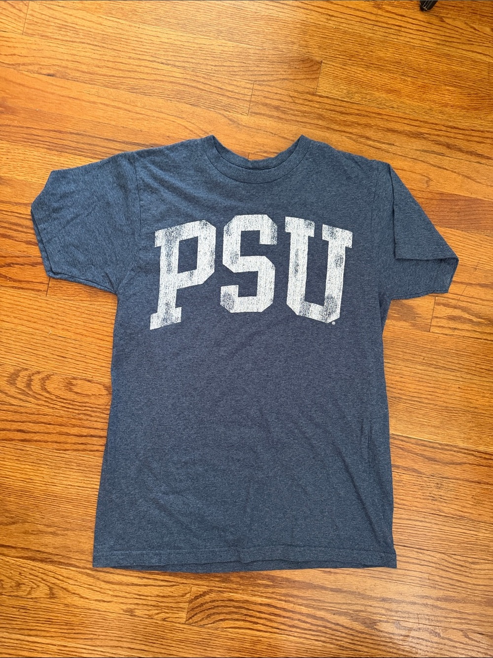 PSU Graphic Crew Neck T-Shirt - Heather Navy